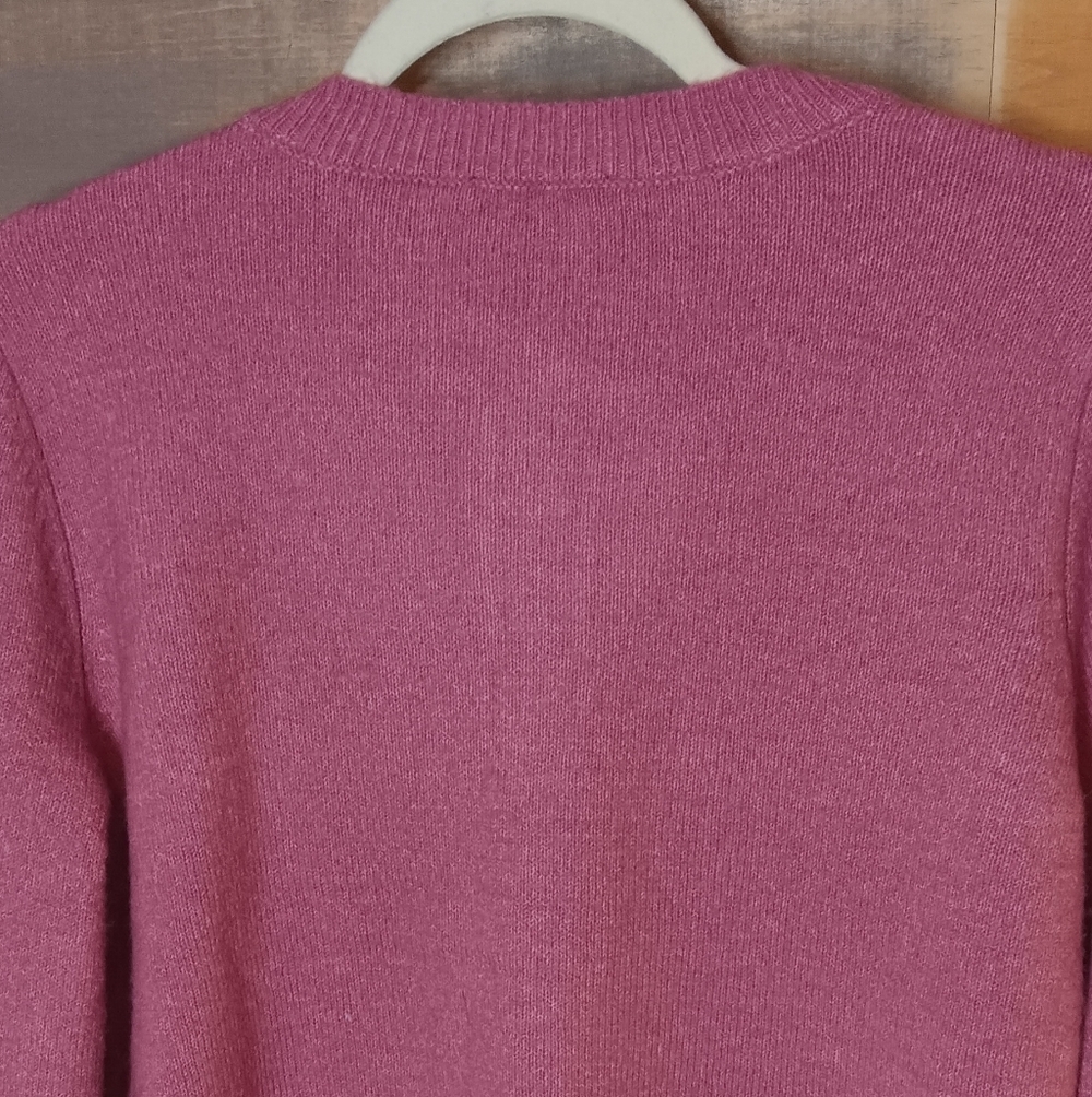 CeCe Ruffled Sweater M Rose - Picture 7 of 7